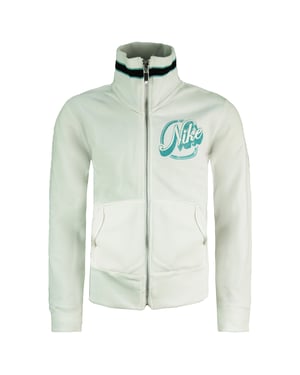 Nike Logo Kids White Track Jacket