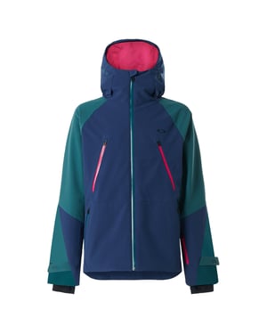 Oakley Silver Fox 3L 10K Mens Blue Shell Jacket