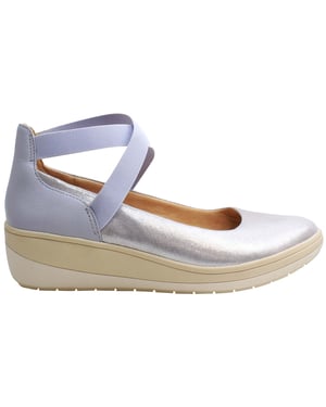 Vionic Ellery Womens Purple Wedges