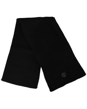 Timberland Logo Kids Black Scarf
