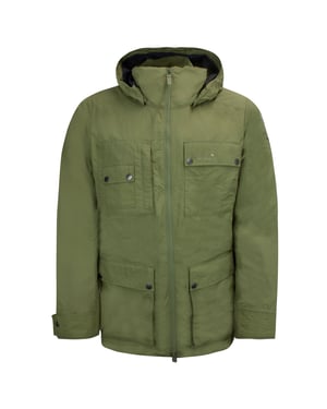 Jack Wolfksin Utility Mens Khaki Coat