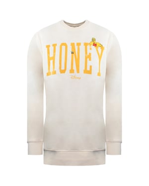Disney Winnie The Pooh Honey Womens Beige Sweater