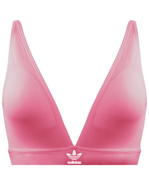Adidas Unlined Womens Pink Triangle Bra