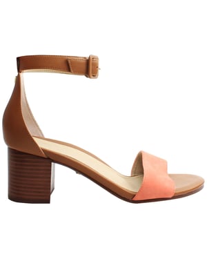 Vionic Papaya Rosie Nat Womens Brown Heeled Sandals