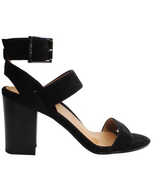 Vionic Perk Sofia Womens Black Heeled Sandals