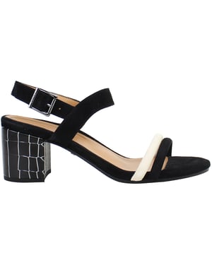 Vionic Paula Womens Black Heeled Sandals
