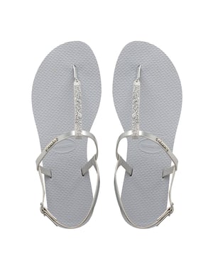 Havaianas You Riviera Crystal Womens Silver Sandals