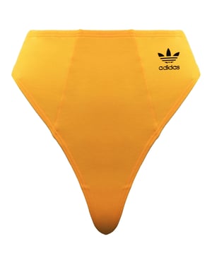 Adidas Regular Fit Womens Yellow Thong