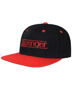 Slazenger Logo Mens Black/Red Cap