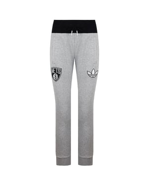 Adidas Brooklyn Nets Womens Grey Track Pants