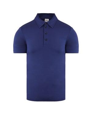 Armani Mens Dark Blue Polo Shirt