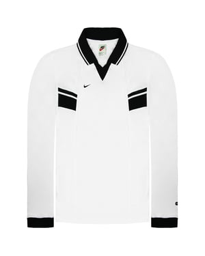 Nike Dri-Fit Womens White/Black Polo Shirt