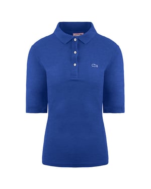 Lacoste Logo Womens Blue Polo Shirt