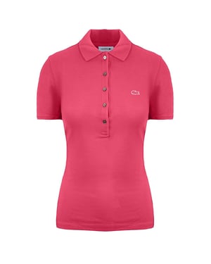 Lacoste Slim Fit Womens Pink Polo Shirt