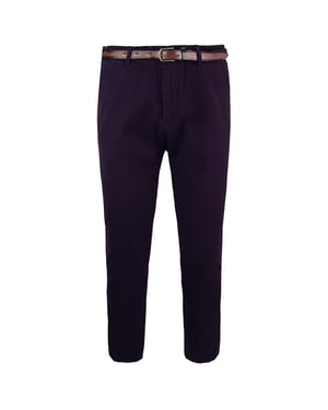 Scotch & Soda Regular Mens Dark Purple Chinos