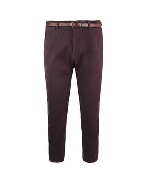 Scotch & Soda Stuart Mens Burgundy Chinos