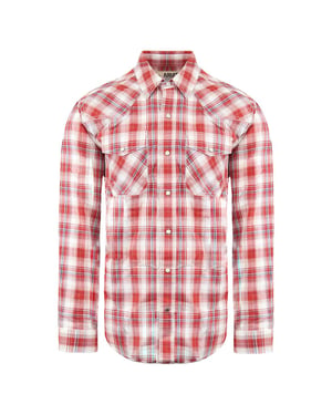 Ariat Alameda Retro Snap Mens Red Shirt