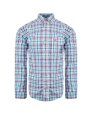 Ariat Hawken Mens Blue Shirt
