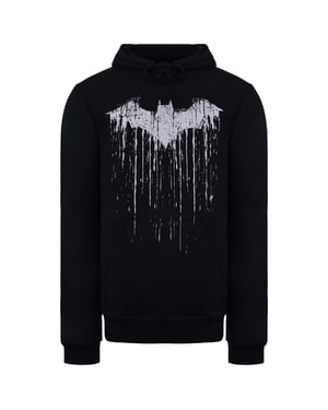 DC Comics Batman Print Mens Black Hoodie