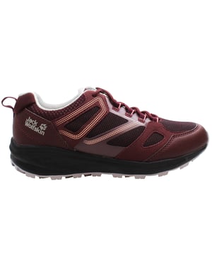 Jack Wolfskin South Striker Low Womens Burgundy Shoes