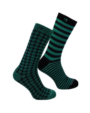 Scotch & Soda 2-Pack Mens Green Socks