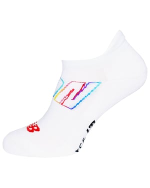 New Balance 1-Pack Marathon No Show Mens White Socks