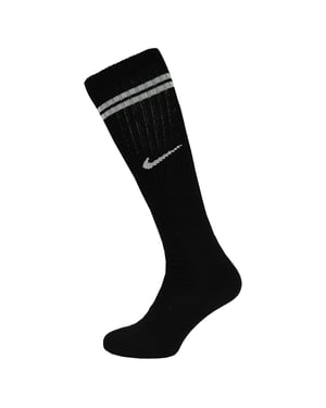 Nike Logo Mens Black Long Tube Socks