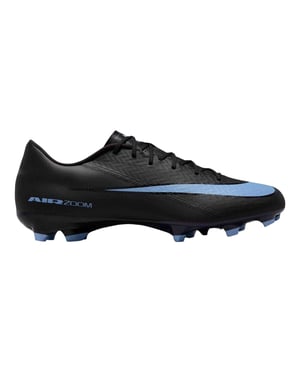 Nike Zoom Mercurial Vapor 16 fotbollsskor för herrar, för fast underlag (SVART/BLÅ)