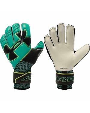 Under Armour Magnetico Mens Black/Teal Goalkeeper Gloves