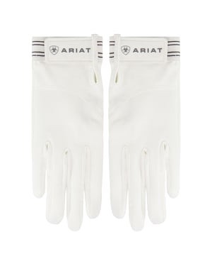 Ariat Tek Womens White Grip Glove