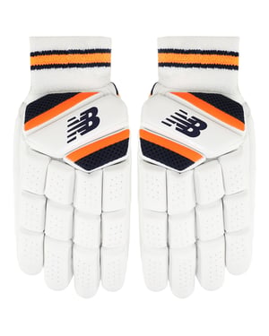 New Balance DC 1280 Youth White Cricket Batting Gloves