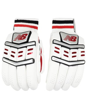 New Balance TC Pro Adult Mens White Cricket Batting Gloves