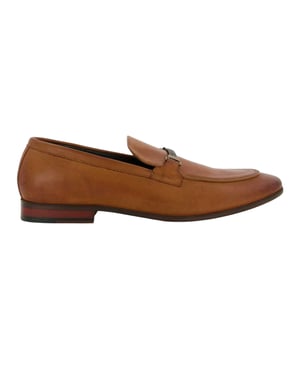 Dune London Leren herenschoenen Sheldon (Tan)
