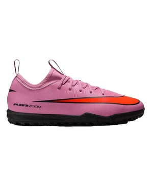 Nike Zoom Mercurial Vapor 16 fotbollsskor för barn/ungdomar (Rosa/Svart)