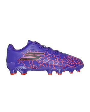 Skechers Stevige grondvoetbalschoenen voor kinderen (Paars)