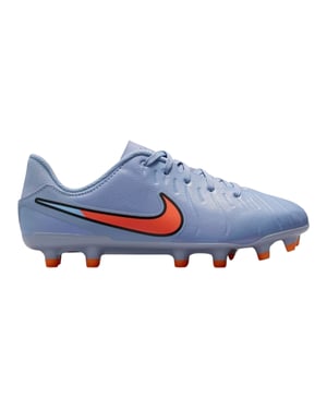 Nike Tiempo Legend 10 voetbalschoenen voor kinderen, voor harde ondergrond (Blauw/Zwart)