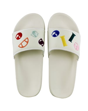 Ellesse Filippo Logo Play Womens Off White Sliders