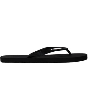 Slydes Angra Mens Black Flip-Flops