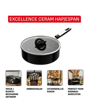 Tefal Excellence keramische hapjespan 24cm