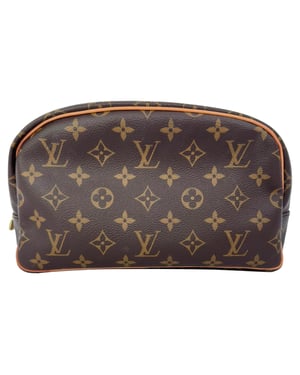 Louis Vuitton Trousse Toilette 25 Necessär i Brunt Läder