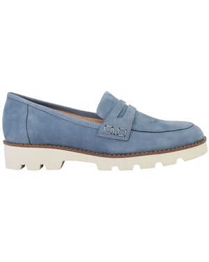 Vionic Charm Cheryl Womens Light Blue Loafers