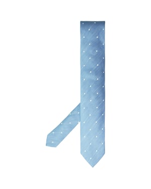 Hackett London Casual Dot Mens Blue Ties