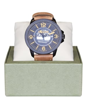 Timberland Edgemount Analogue Leather Brown Watch