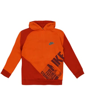 Vintage Nike Boys Orange Hoodie