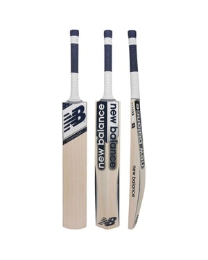 New Balance Heritage+ Blue Silver Mens Cricket Bat