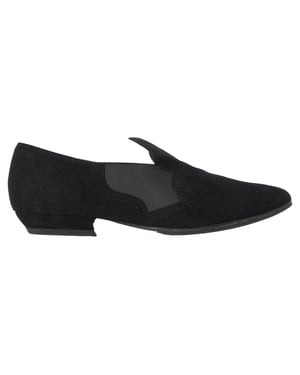 Acne Studios Pointed-Toe Slip-On Loafers in Black Suede
