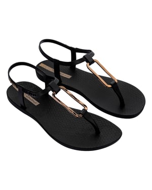 Ipanema Womens Class Modern Sandal Fem Black/Gold