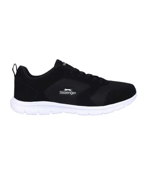 Slazenger Force Mesh-sportschoenen voor heren (Zwart, Wit)