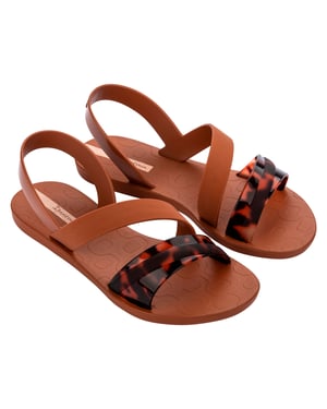 Ipanema Womens Vibrant Sandal Fem Brown/Turtle/Beige