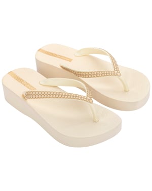 Ipanema Womens Mesh Xi Plat Fem Beige/Beige/Gold